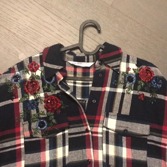 Zara Long Sleeve Shirt Dress (S) - Picture 2 of 8